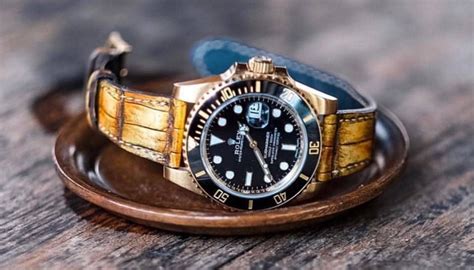 bracelet cuir rolex submariner